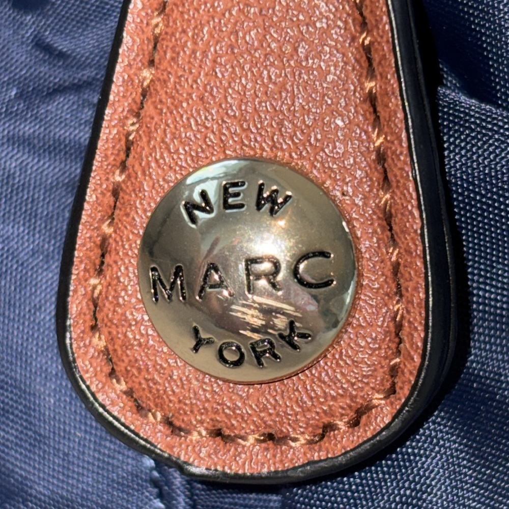 New w/Tags Marc New York Andrew Marc Navy Mini Zipper Backpack - Picture 12 of 16